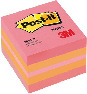 [2051P] Post-It Mini Cube (Pink)