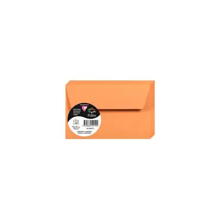 [E*5491] Pollen, 20 Enveloppen 120G, 90X140Mm - Oranje
