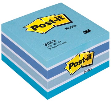 [2028B] Post-It Memo Cube (Pastel Bleu)