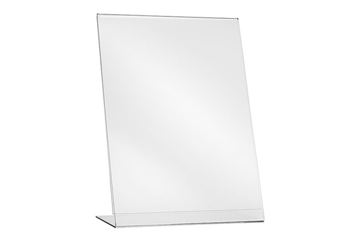 [25100790] PLEXI KAARTHOUDER (A6, VERTIKAAL)