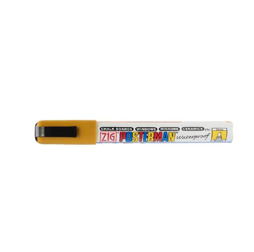 [PMA50G0] POSTERMAN  KRIJTSTIFT (FIJN, GOUD)