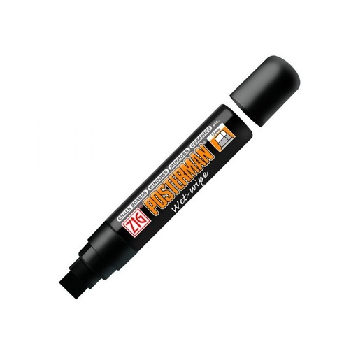 [PMA770Z] POSTERMAN  KRIJTSTIFT (DIK, ZWART)