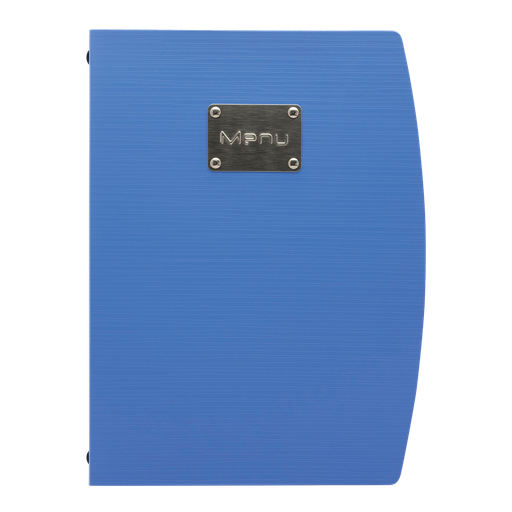 [MC-RCA4-BU] RIO COLLECTION MENU CARD A4 (BLAUW)