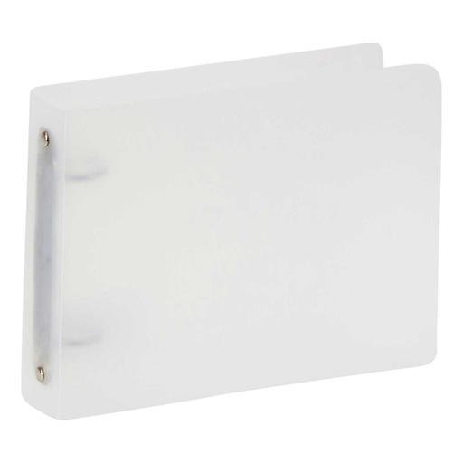 [344026] RINGMAP FICHE 2-ringen 25MM (150X260MM, WIT)
