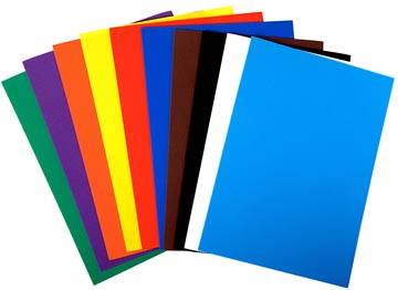 [62600] 10 Rubber Bladen Geassorteerd A4