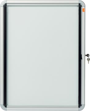 [1902557] Nobo Premium Plus Magnetische Binnenvitrine Draaideur Slot 4X A4 Metaal