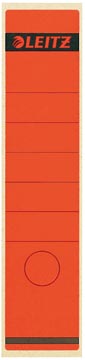 [16400025] RUGETIKETTEN 10 STUKS (LANG-BREED, ROOD)