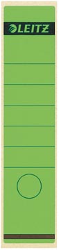 [16400055] RUGETIKETTEN 10 STUKS (LANG-BREED, GROEN)
