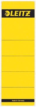 [16420015] RUGETIKETTEN 10 STUKS (KORT-BREED, GEEL)