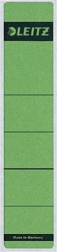 [16430055] Rugetiketten 10 Stuks (Kort-Smal, Groen)