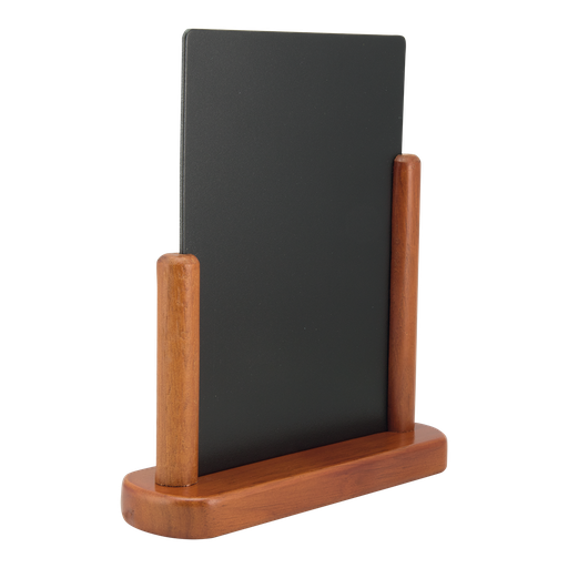 [ELE-M-ME] Tafelkrijtbord Elegant 15x21cm mahonie