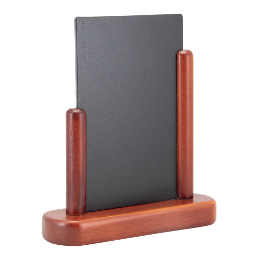 [ELE-M-SM] Tafelkrijtbord Elegant A6 mahonie