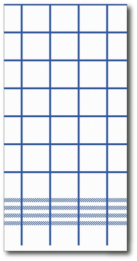 [G805] Point 2 Point Servetten, Handdoekblauw, 40X40Cm, 1/8, 30St, 100% Recycle