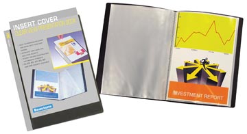 [37765] SHOWALBUM A4 ZWART BEAUTONE POCH (100)