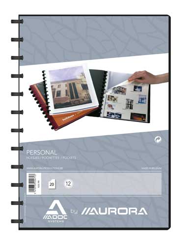[5222705] SHOWMAP ADOC POCH (20, ZWART + VENSTER)