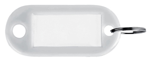 [327947] Sleutelhangers 100 Stuks (Wit)