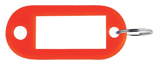 [327949] Sleutelhangers 100 Stuks (Rood)