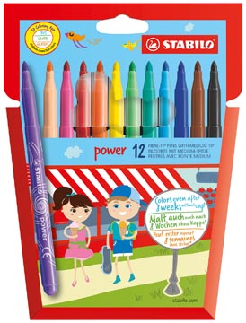 [280-12] STIFTEN STABILO POWER (12)