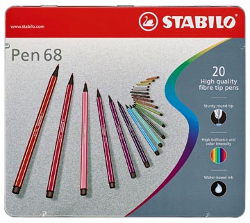 [6820-6] Stiften Stabilo-Pen (20 Stuks)