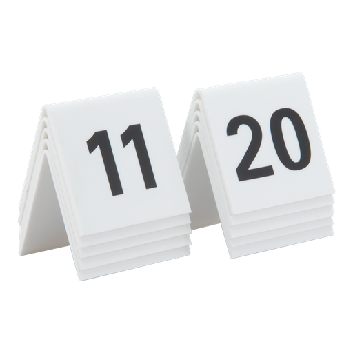 [TN-1-20-WT] TABLE SIGNS (11 TOT 20)