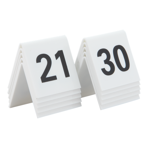 [TN-21-30-WT] TABLE SIGNS (21 TOT 30)