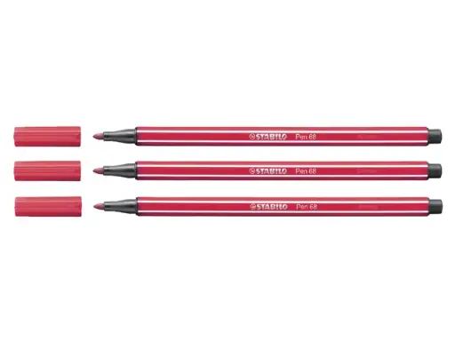 [68-50] Stabilo Pen 68 (Donkerrood)