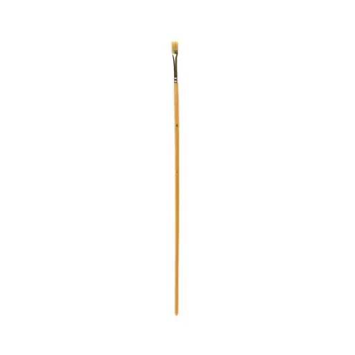[LANG4] Plat penseel met lange steel nr 4