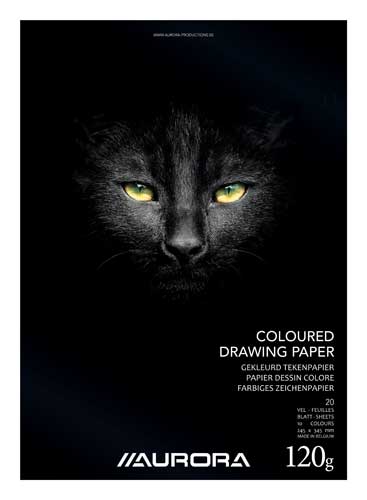 [BL7] Tekenblok Gekleurd (24,5X34,5Cm)