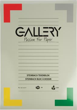 [01313] Tekenblok Gallery (200Gr, A3)