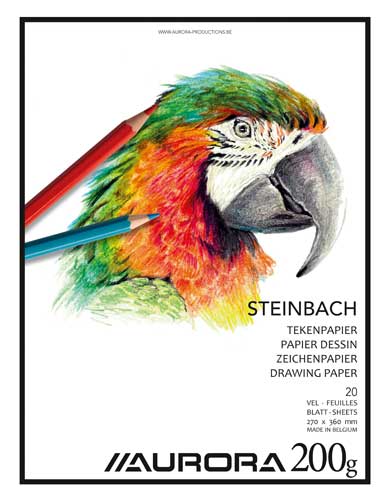 [BL22] TEKENBLOK STEINBACH (200GR, 27X36CM)