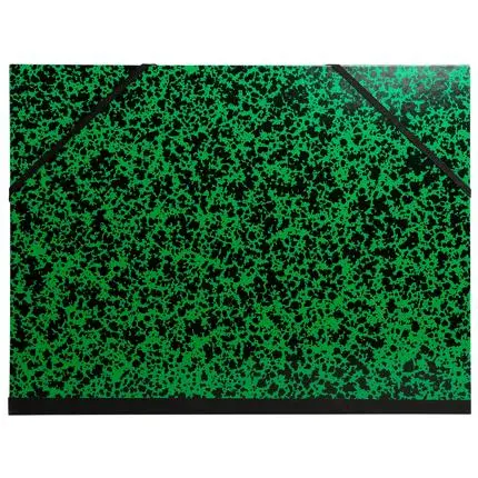 [5411] Tekenmap Annonay Met Elastieken 26X33Cm - A4 En 24X32Cm - Groen 