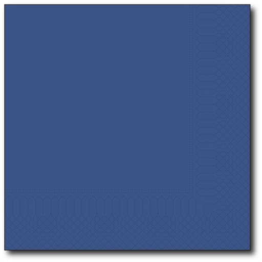 [G024] Servetten, Blauw, 33X33Cm, 2 Laags, 100St