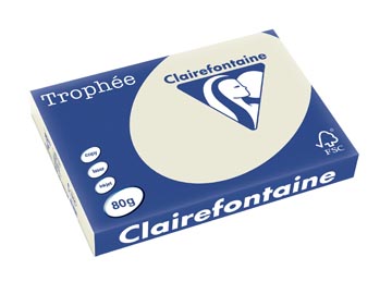 [E*1251] TROPHEE A3 80GR, PARELGRIJS, 500