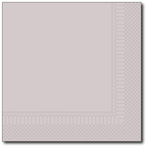 [G030] Servetten, Grijs, 40X40Cm, 1/4, 2 Laags, 100St
