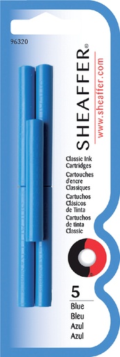 [96320] Inktpatroon Sheaffer - blauw - 5st