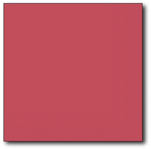 [G114] SERVETTEN (25X25CM, WIJNROOD, 200, 2-LAAGS)