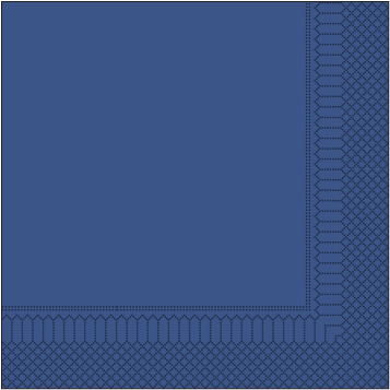 [G116] Servetten, Blauw, 25X25Cm, 2 Laags, 200St