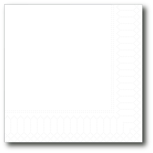 [G150] Servetten, Wit, 20X20Cm, 2 Laags, 200St