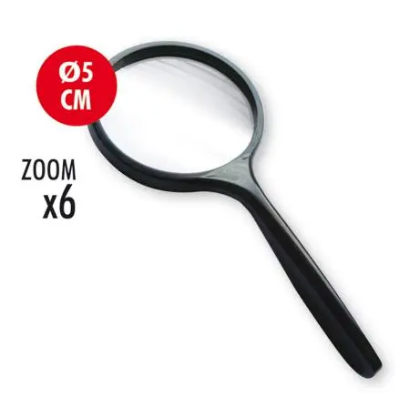 [GROOT50] Arda - Vergrootglas In Glas. Diameter: 50Mm