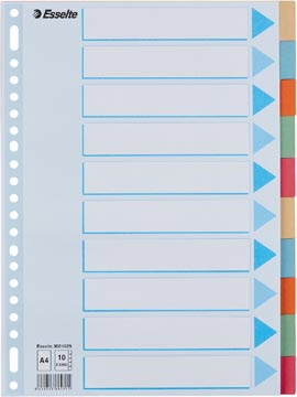 [3031025] Verdeelkaarten Karton A4 (300Gr, 10)