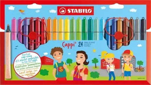 [168/24-1] viltstift stabilo cappi (24)