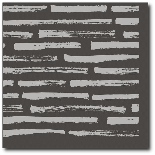 [G806] Point 2 Point Servetten, Stripes Black, 33X33Cm, 1/4, 50St, 100% Recycle
