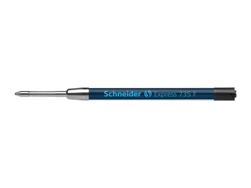 [P7351F] Schneider-Parker Express 735,  Balpenvulling - Zwart - Fijn - per stuk