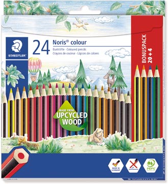 [185C24P] Wopex Kleurpotloden (20+4 Gratis)