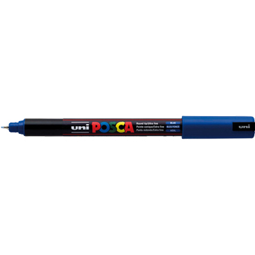 [PC1MCBF] Posca Conische Punt Extra Fijn 0.7-1.0Mm Donkerblauw