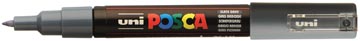 [PC1MCGA] Posca Conische Punt Extra Fijn 0.7-1.0Mm Leigrijs