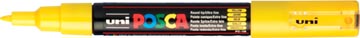 [PC1MCJ] Posca Conische Punt Extra Fijn 0.7-1.0Mm Geel