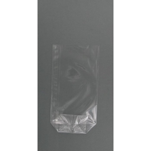 [VPP120220] Polypropzakje Pp Met Kruisbodem 100 Stuks (120X220Mm)