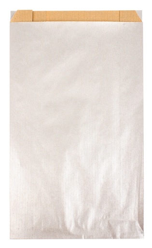 [102060] ZAKJES/ZIJV. 250 STUKS (12X4X21CM, ZILVER)