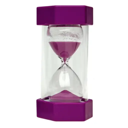 [70053] Zandloper 15 min, 8,5cm diameter, 16 cm hoog